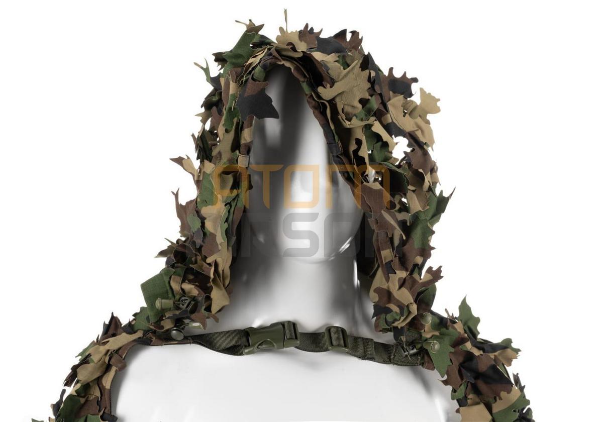 Sniper Bolero, camouflage cape - Woodland