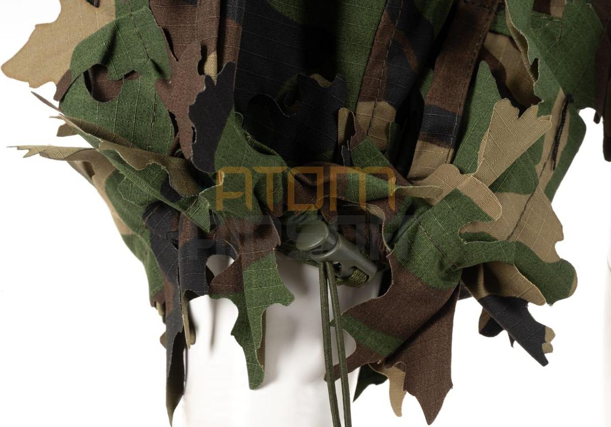 Sniper Bolero, camouflage cape - Woodland