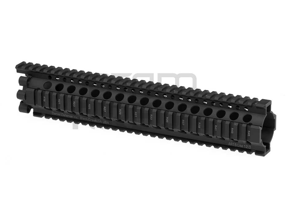 Daniel Defense Licensed AR15 RIS Rail, 12 inches - Black