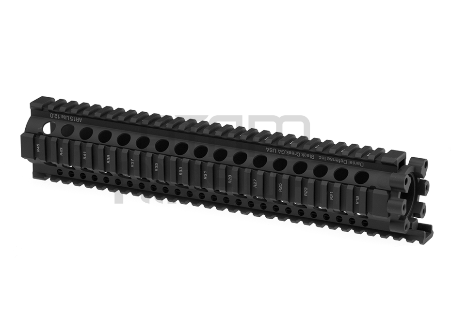 Daniel Defense Licensed AR15 RIS Rail, 12 inches - Black