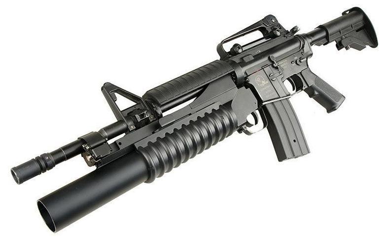 Bell M203 Long - 3-in-1 grenade launcher package for the M4/M16 series