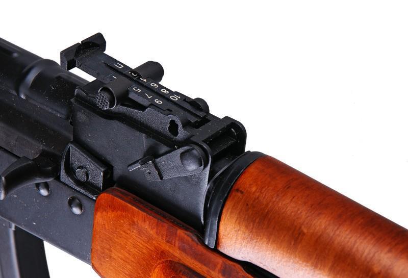 LCKM AEG electric gun, real wood