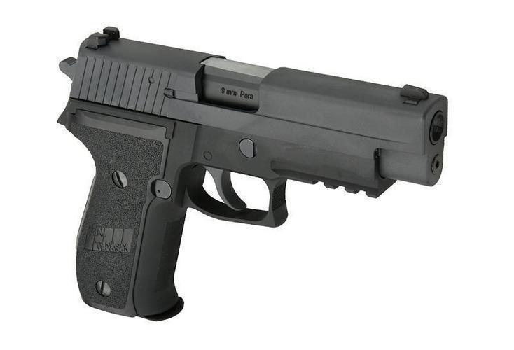 P226 MK25 Navy Seals GBB, täysmetallinen – musta