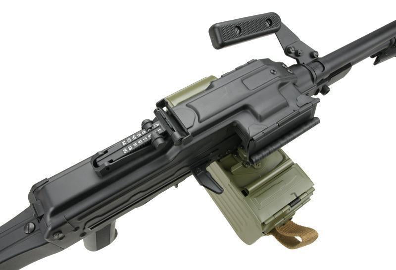 PKM machine gun with polymer parts