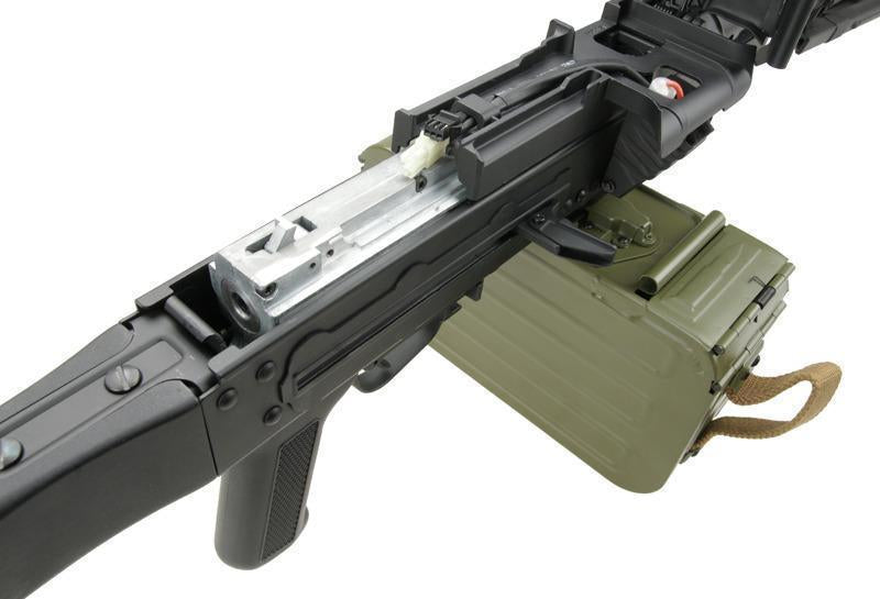 PKM machine gun with polymer parts