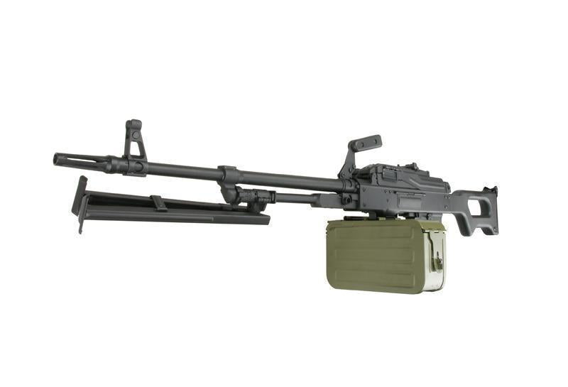 PKM machine gun with polymer parts
