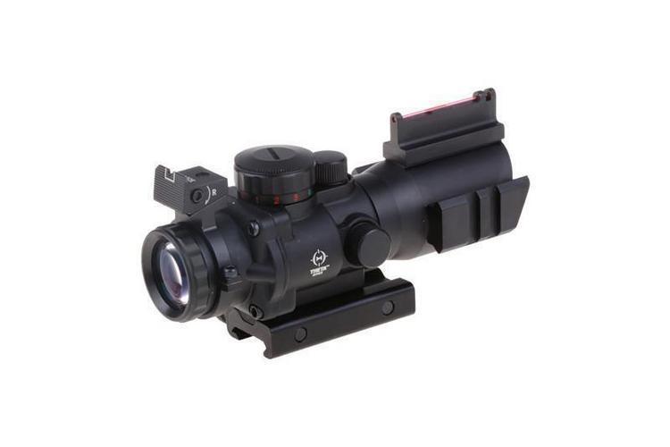 Rhino 4X32 riflescope + open sights
