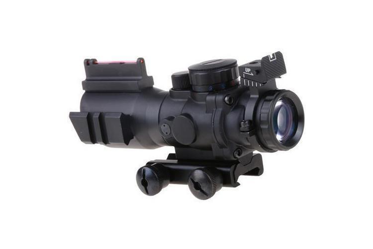 Rhino 4X32 riflescope + open sights