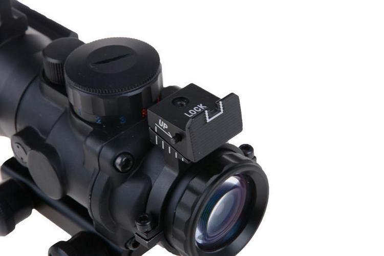 Rhino 4X32 riflescope + open sights
