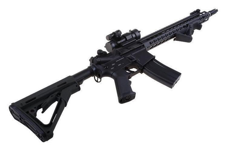 M4 KeyMod 12",SAEC™, metallirunko (SA-B14) - musta