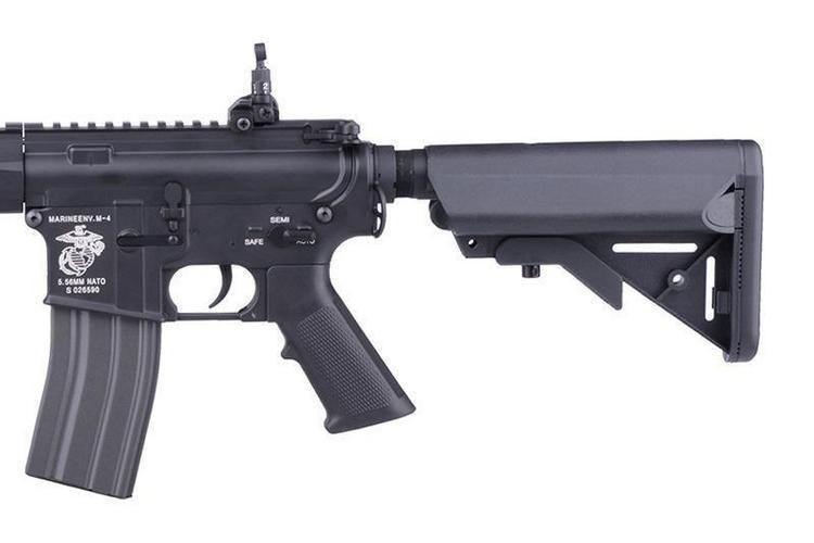 M4 KeyMod 12",SAEC™, metallirunko (SA-B14) - musta