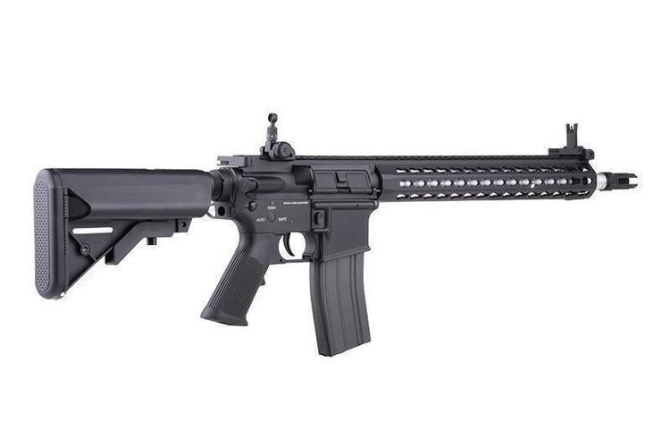 M4 KeyMod 12",SAEC™, metallirunko (SA-B14) - musta