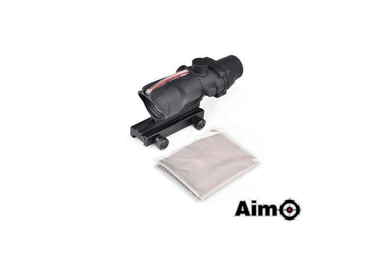 ACOG model red dot sight replica (fiber illuminated) - black
