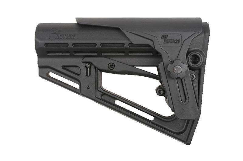 TS-1 taktinen vetoperä poskipakalla - musta