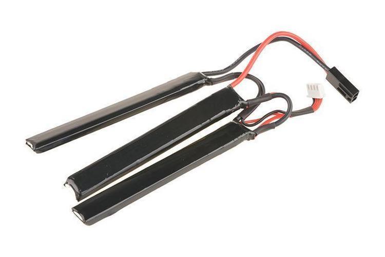 River LiPo battery 11.1V 1200mAh 25/50C, mini connector - 3 pieces