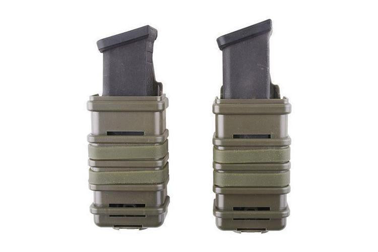 Open III (S) pistol MOLLE magazine pouch, 2pcs - olive