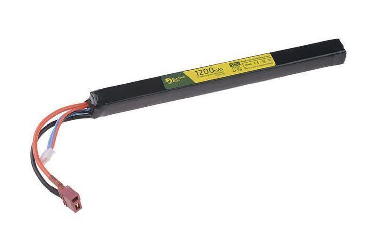 River LiPo battery 11.1V 1200mAh 3S/20C T-connector (Deans) - AK stick battery