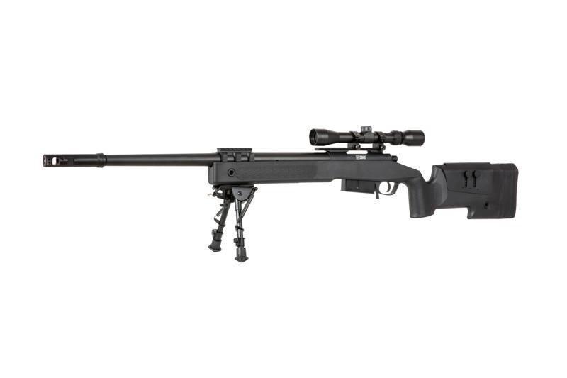 SA-S03 CORE™ sniper rifle with scope and forelegs - black