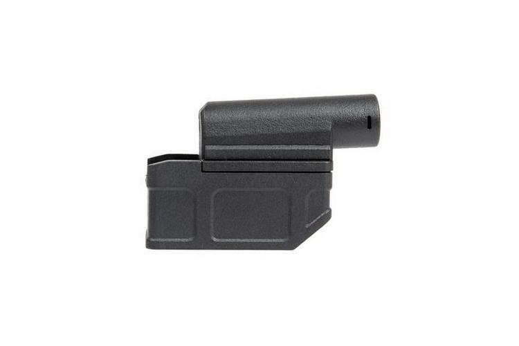 M4/M16 magazine adapter for airsoft shotgun - black
