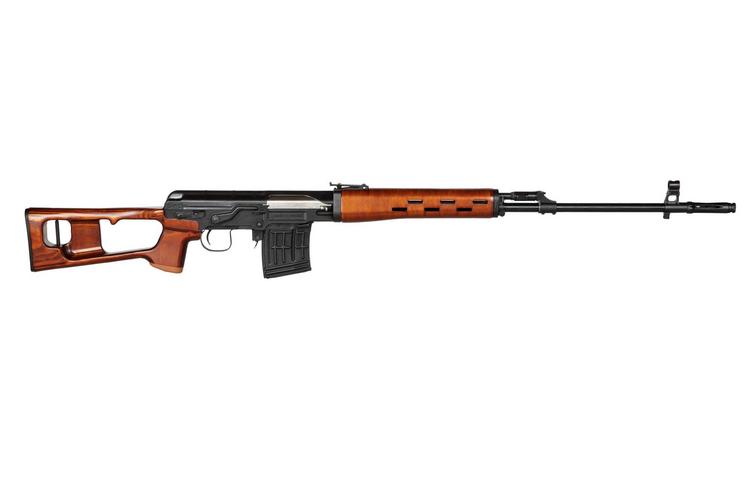 SVD AEG ETU sniper rifle, real wood