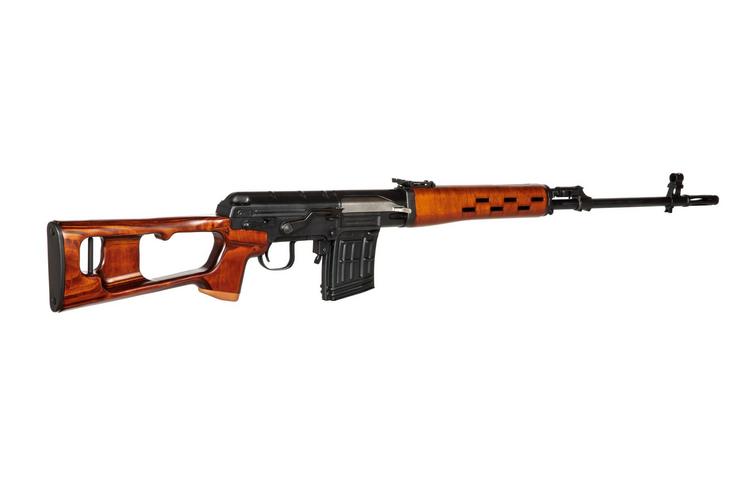 SVD AEG ETU sniper rifle, real wood