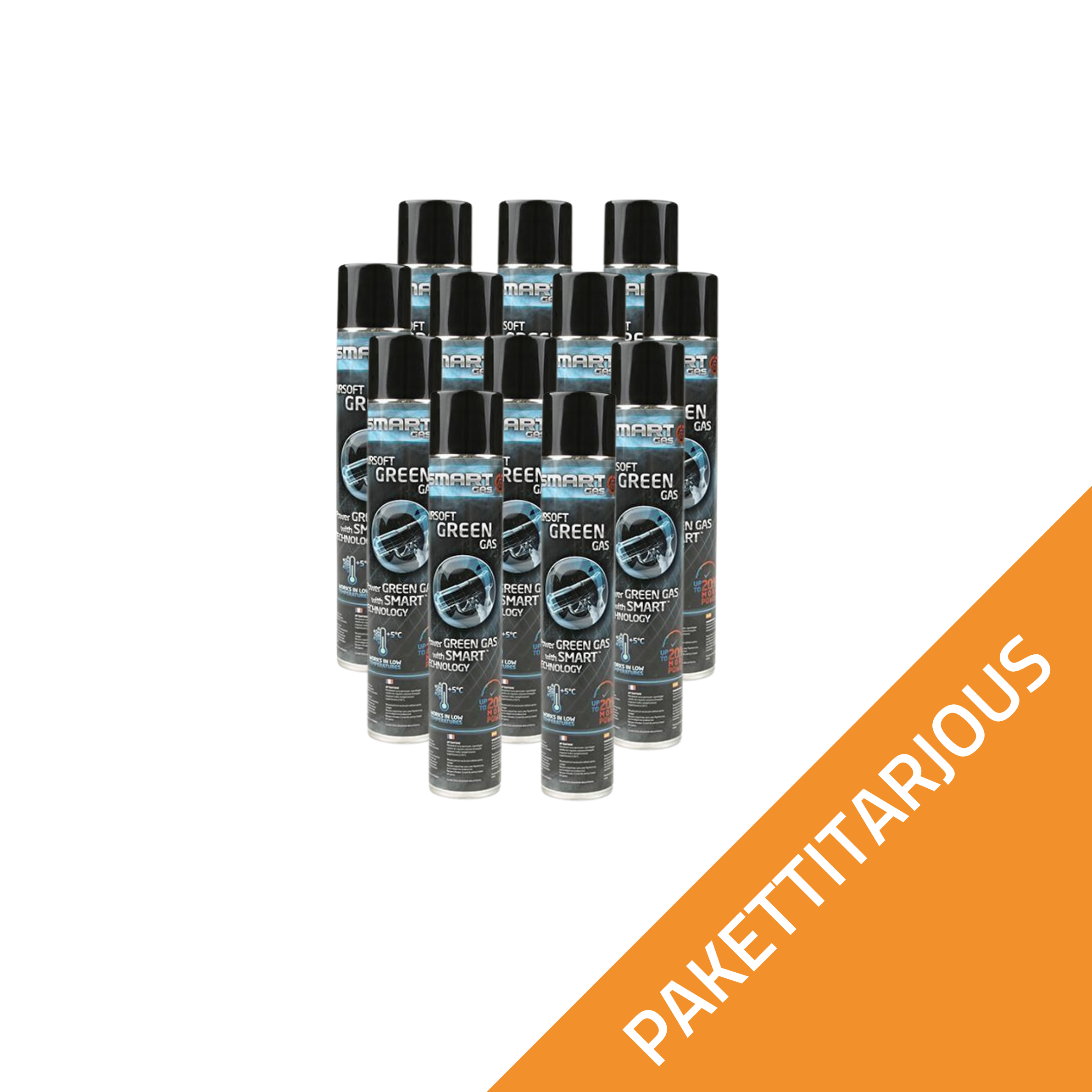 12x Smart Gas airsoft green gas 1000ml