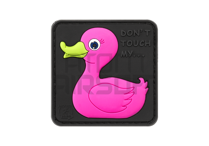 "Tactical Rubber Duck" PVC Velcro Badge - Pink