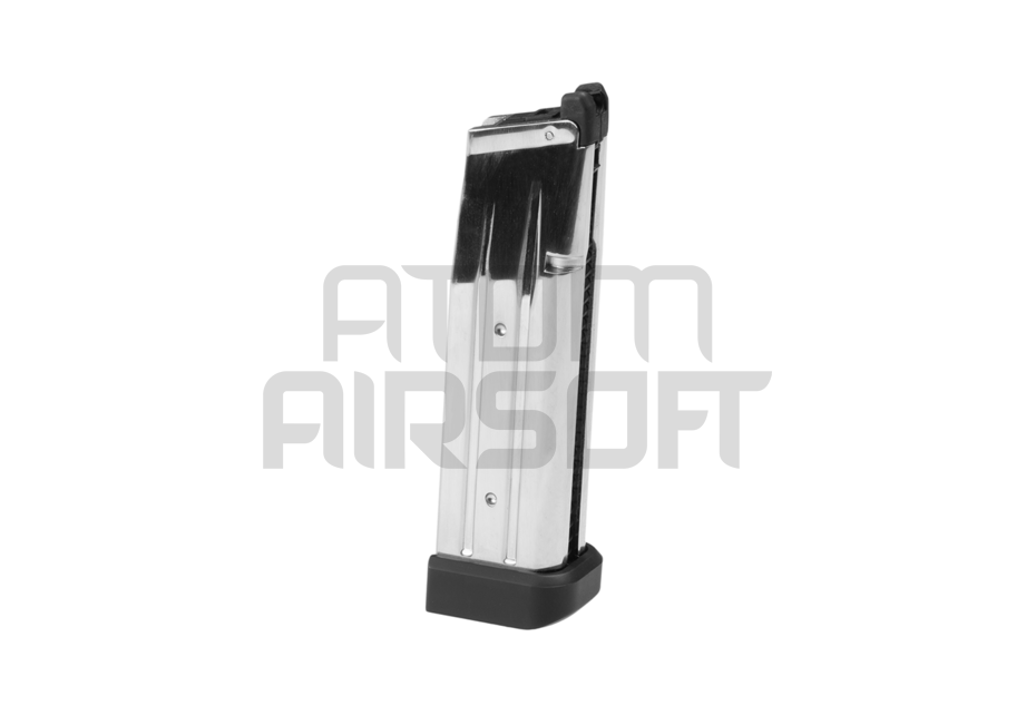 Marui Hi-Capa 5.1 GBB gas magazine, stainless, 31 rounds