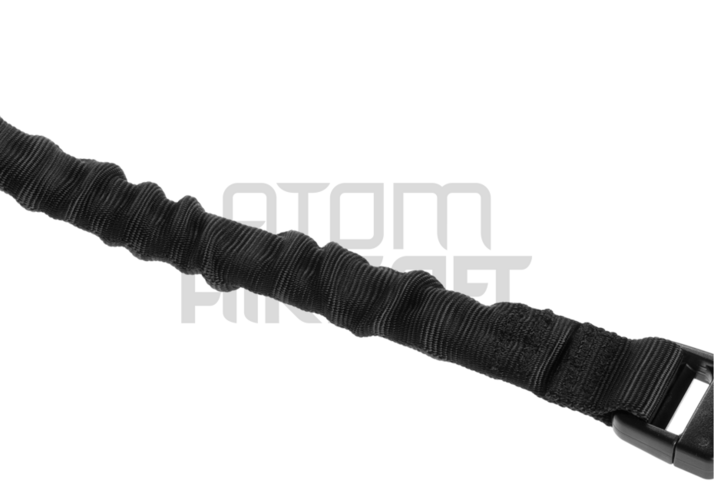 Pikairroitettava 1-pistehihna, MOLLE-kiinnitys, H&K-solki - musta