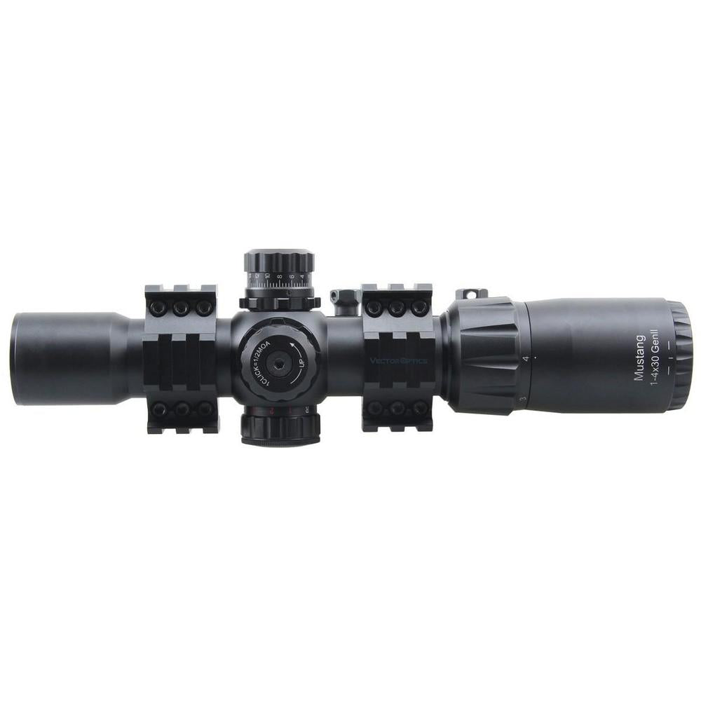 Mustang 1-4x30SFP Gen. 2 short-dot riflescope