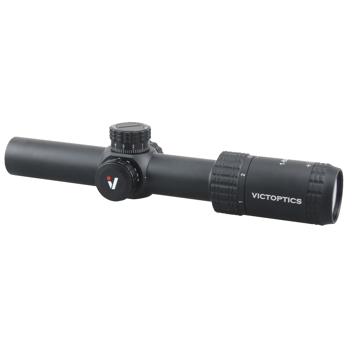 S6 1-6x24 LPVO short-dot riflescope - black