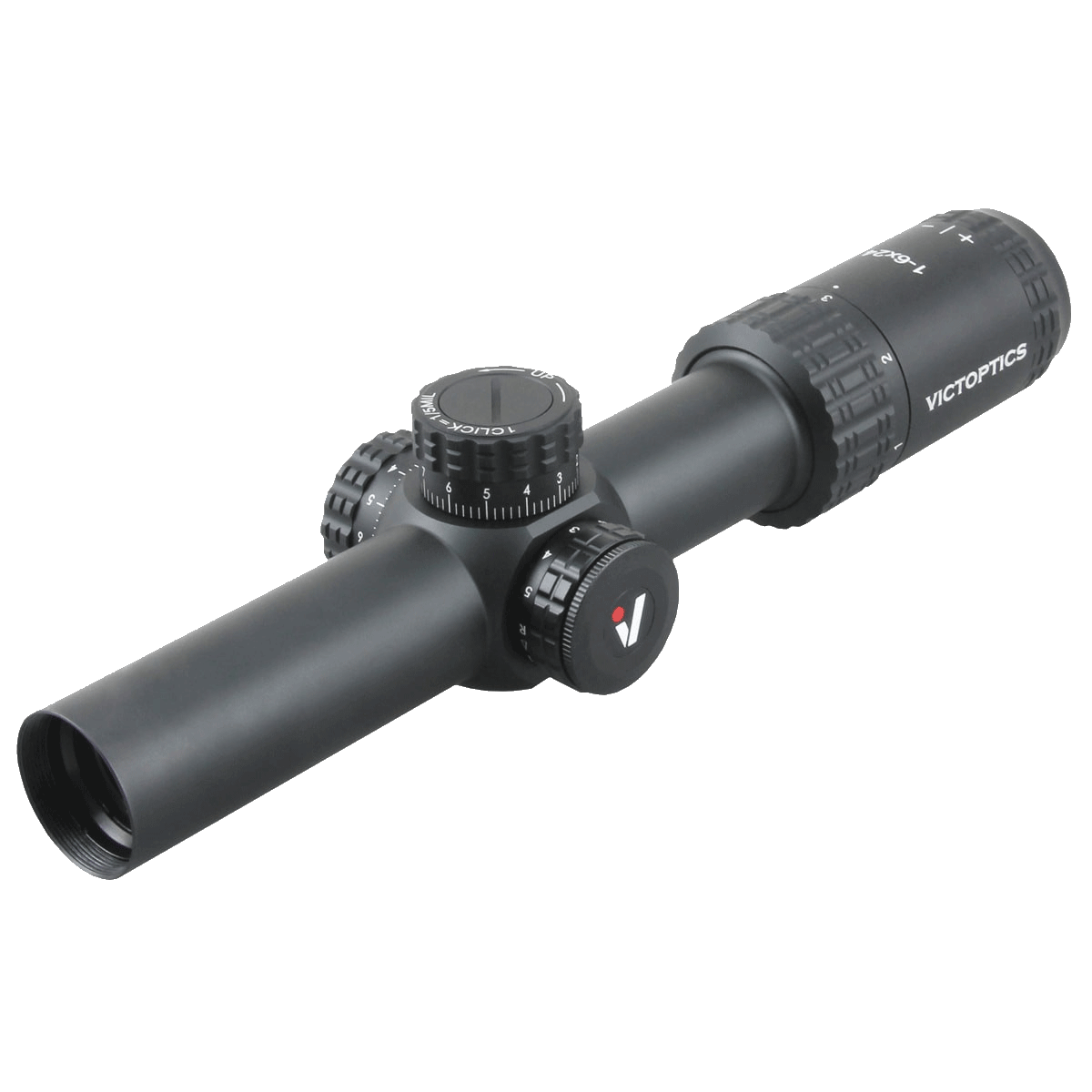 S6 1-6x24 LPVO short-dot riflescope - black