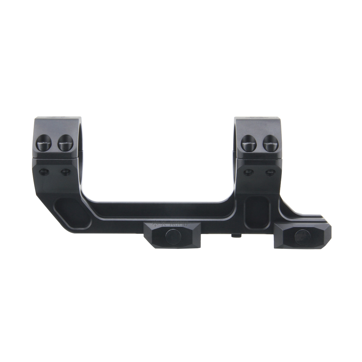 X-ACCU 30mm 20MOA tähtäinrenkaat, 1-osainen - musta