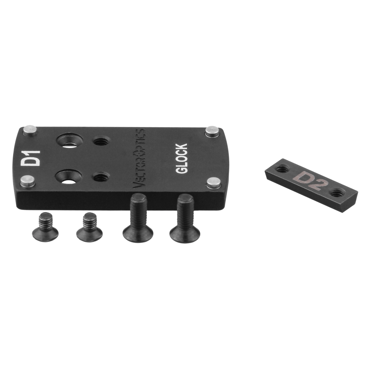 Frenzy mounting plate for Glock 17 pistol