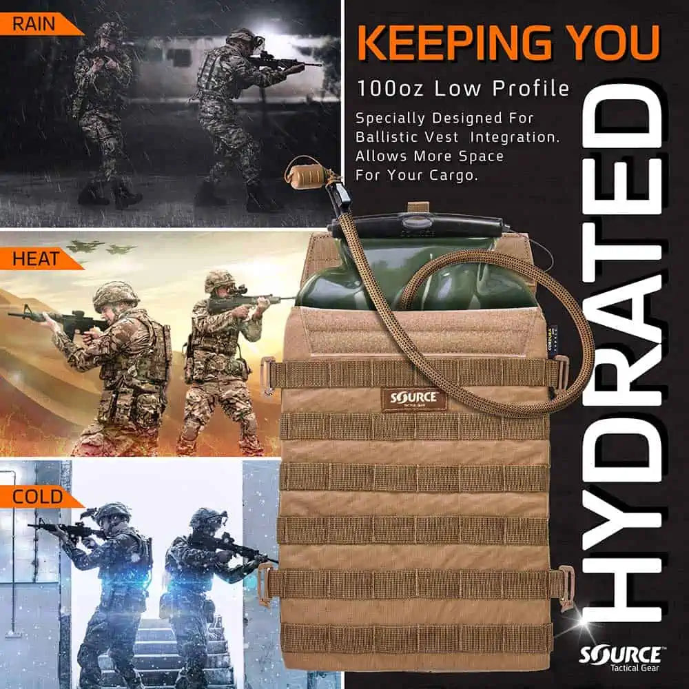 Razor 3L MOLLE Hydration Pouch + Hydration Bladder - Multicam