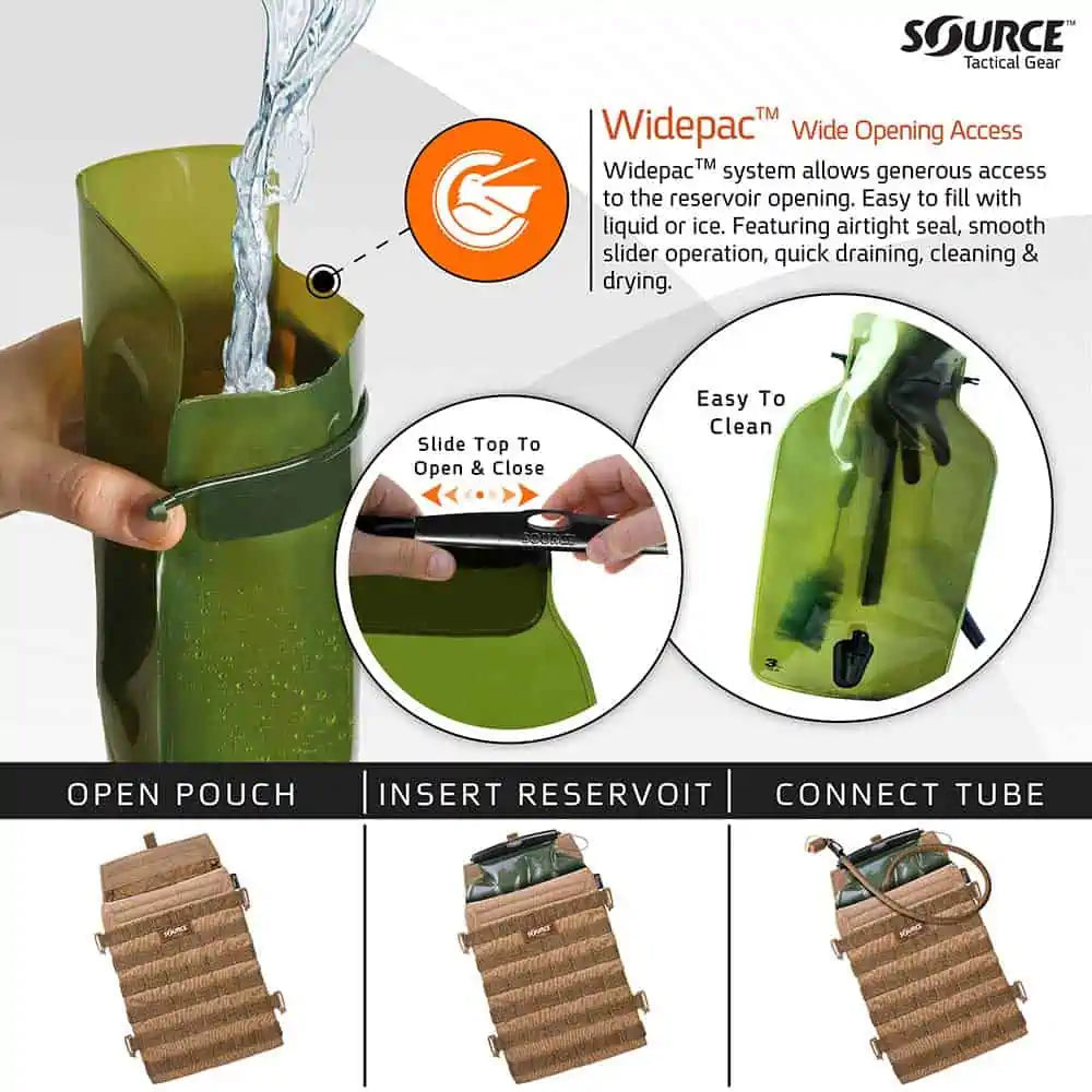 Razor 3L MOLLE Hydration Pouch + Hydration Bladder - Multicam