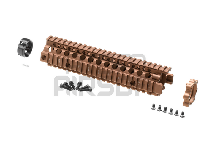 Daniel Defense Licensed AR15 RIS Rail (9.5 inches) - Sand