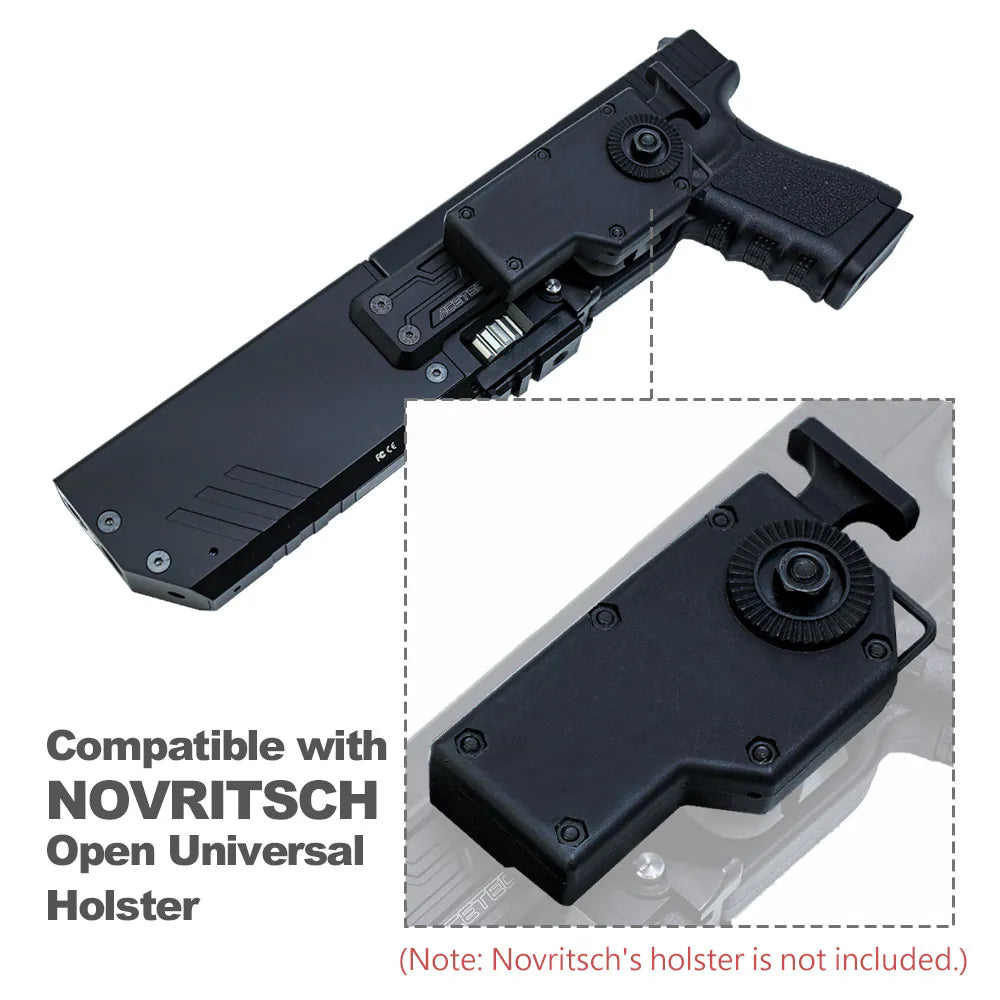 Genesis pistol case adapter, G17 (Novritsch Open Universal Quick Draw)