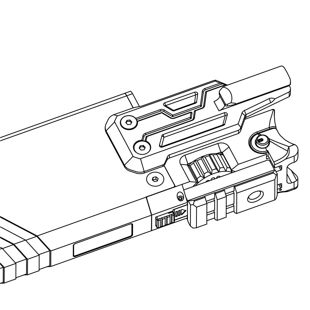Genesis pistol case adapter, G17 (Novritsch Open Universal Quick Draw)