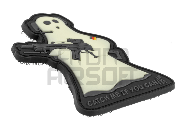Ghost Sniper Velcro Badge - Glows in the Dark