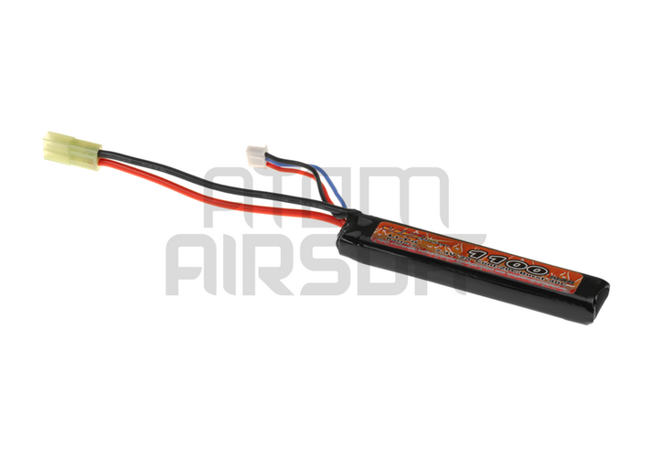7.4V 1100mAh LiPo battery, 20C - mini connector