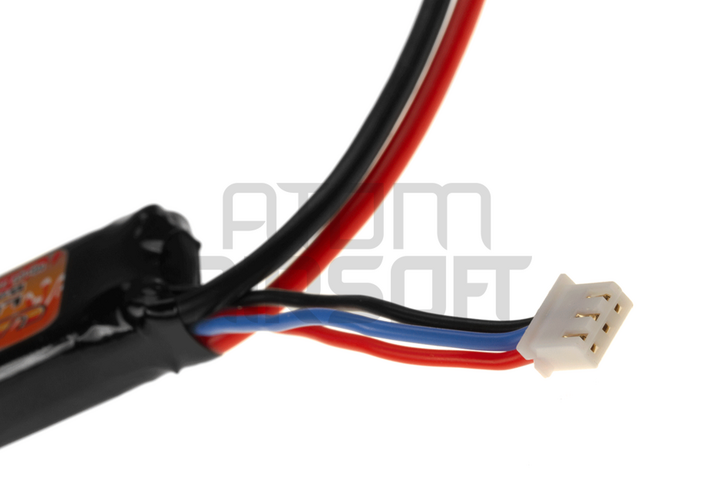 7.4V 1100mAh LiPo battery, 20C - mini connector