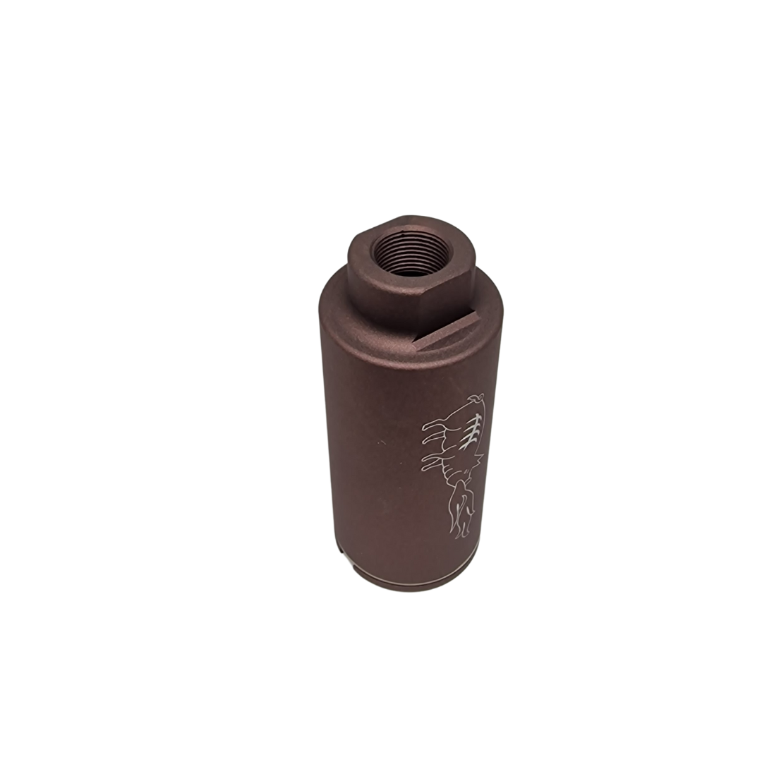 NOVESKE mouth flame suppressor, 14mm CCW - CB