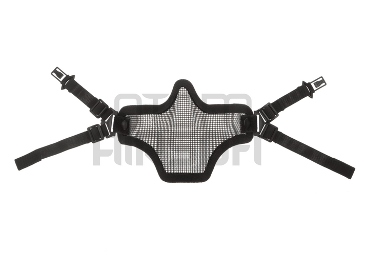 Lower face shield, for FAST helmet - black