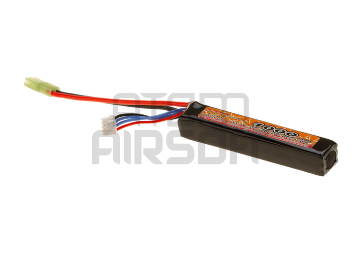 11.1V 1000mAh LiPo battery, 20C - mini connector