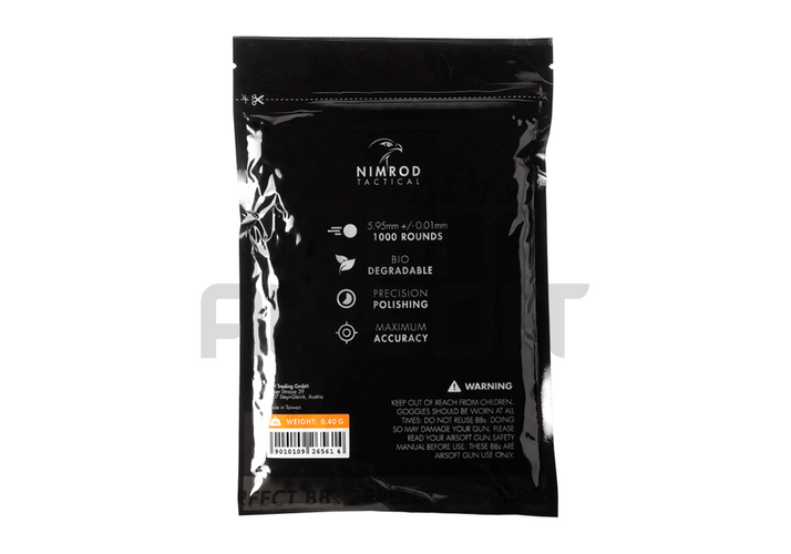 0,40g Professional Performance, biokuula - 1000kpl