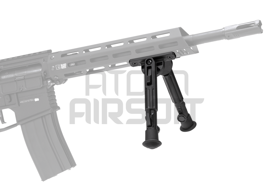 M-LOK Swivel Bipod Short, folding short front legs