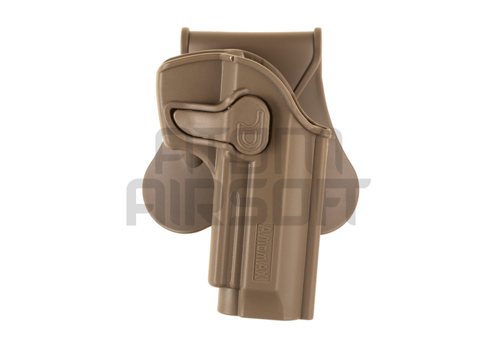 Hard plastic belt holster WE / KJW / KWA / TM M9 - dark earth