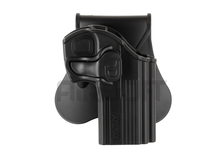 Hard plastic belt holster CZ 75D Compact - black