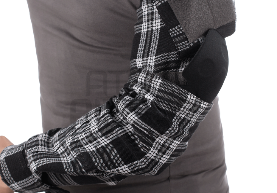 Flanelli taistelupaita - musta